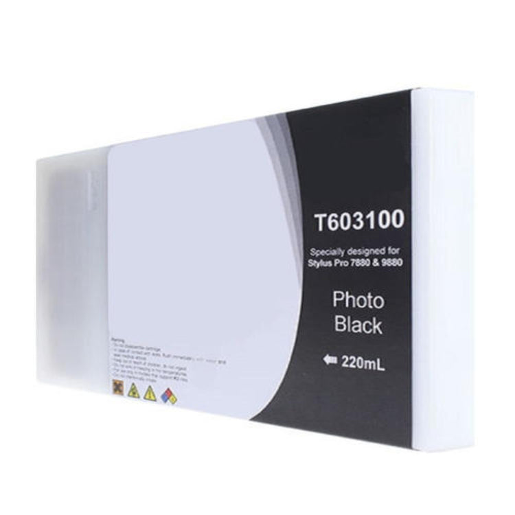 Compatible EPSON T603 (T603100) Photo black Inkjet Cartridge Premium Quality - Cartouches Certifiées
