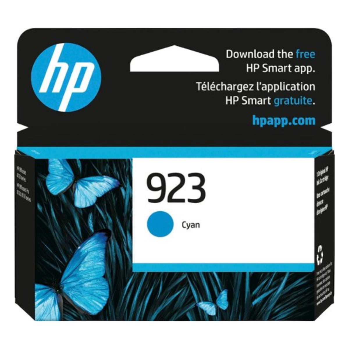 HP 923 (4K0T0LN) Cyan Original Inkjet Cartridge - Cartouches Certifiées