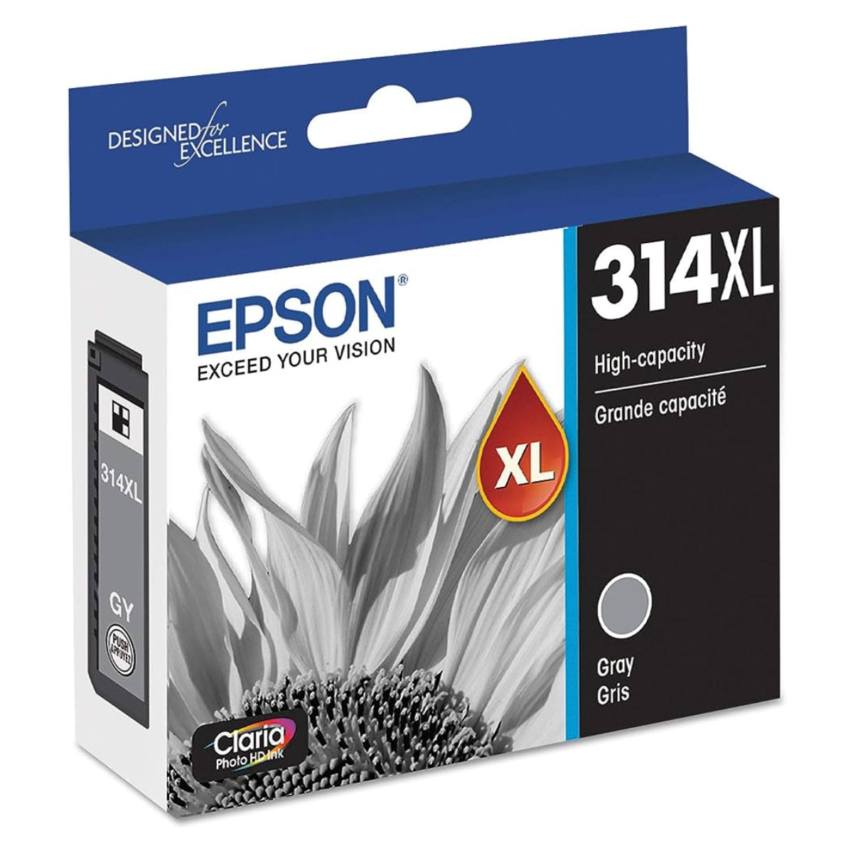 EPSON T314XL (T314XL720-S) Gray Original Inkjet Cartridge - Cartouches Certifiées