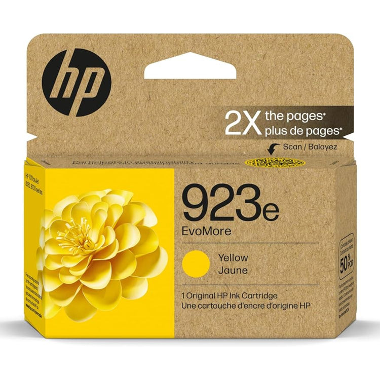 HP 923E (4K0T6LN) EVOMORE Yellow Original Inkjet Cartridge - Cartouches Certifiées