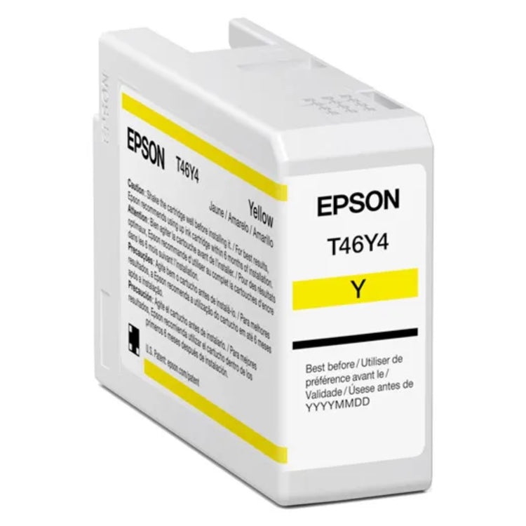 EPSON T46Y - 50ml (T46Y400) Yellow Original Inkjet Cartridge - Cartouches Certifiées