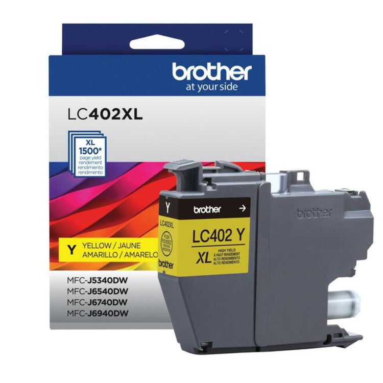 BROTHER LC402XLYKS Yellow Original Toner Cartridge - Cartouches Certifiées