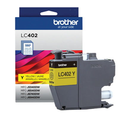 BROTHER LC402YS Yellow Original Toner Cartridge - Cartouches Certifiées