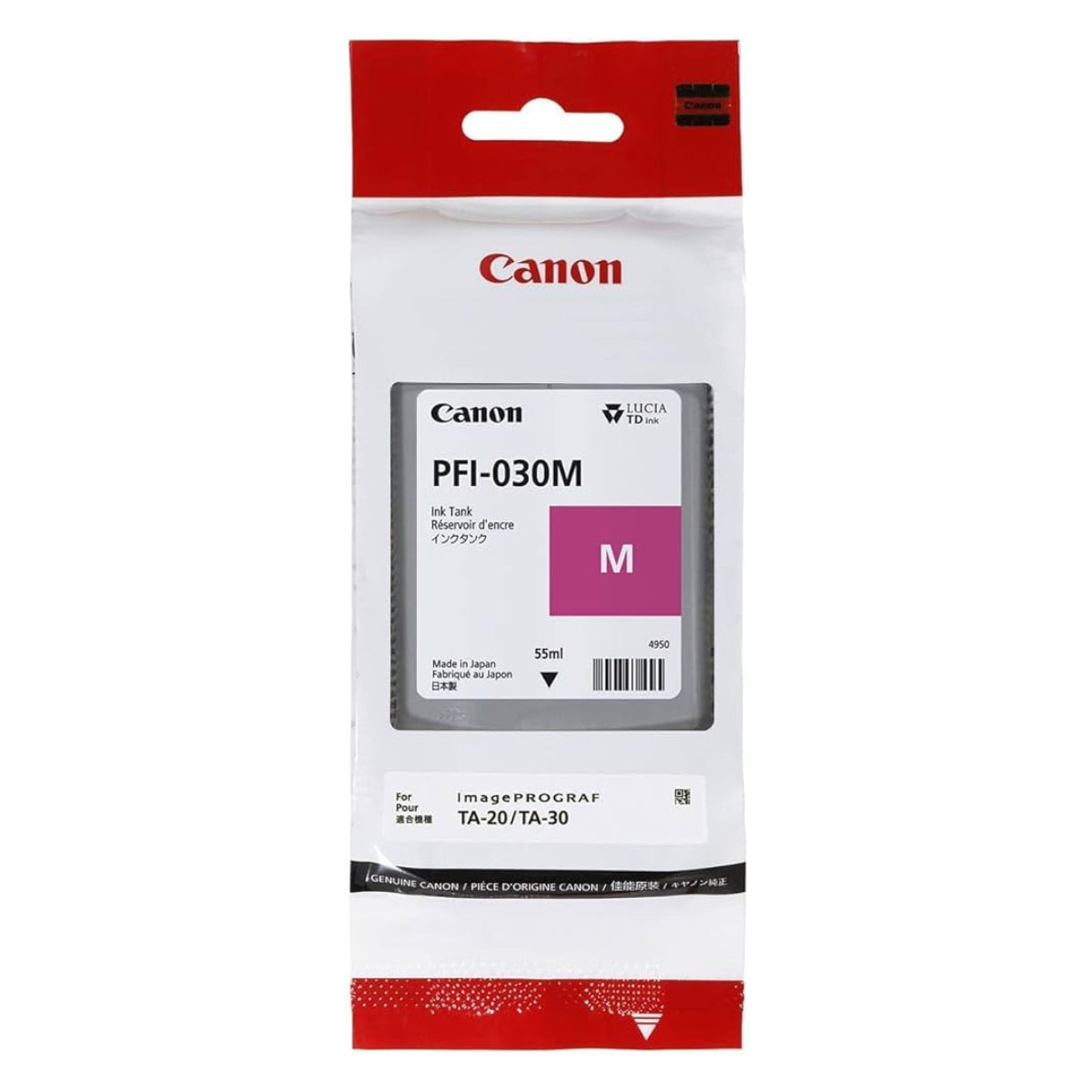 CANON PFI-030 55ml (3491C001) Magenta Original Inkjet Cartridge - Cartouches Certifiées