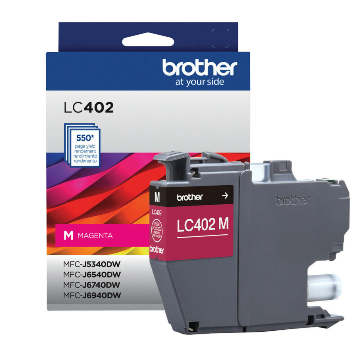BROTHER LC402MS Magenta Original Toner Cartridge - Cartouches Certifiées