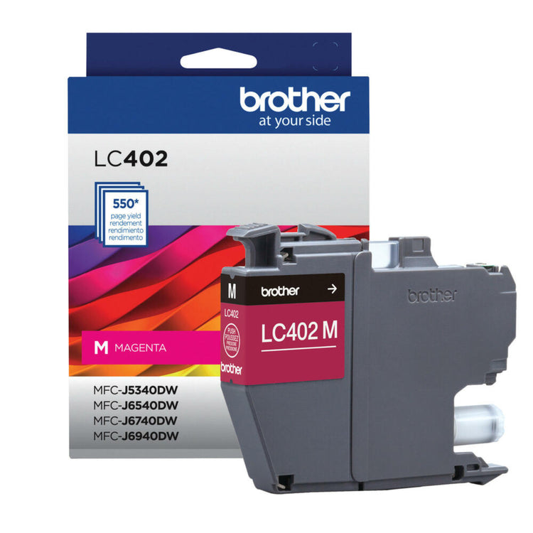 BROTHER LC402MS Magenta Original Toner Cartridge - Cartouches Certifiées