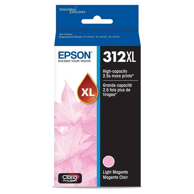 EPSON T312XL (T312XL620) Light Magenta Original Inkjet Cartridge - Cartouches Certifiées