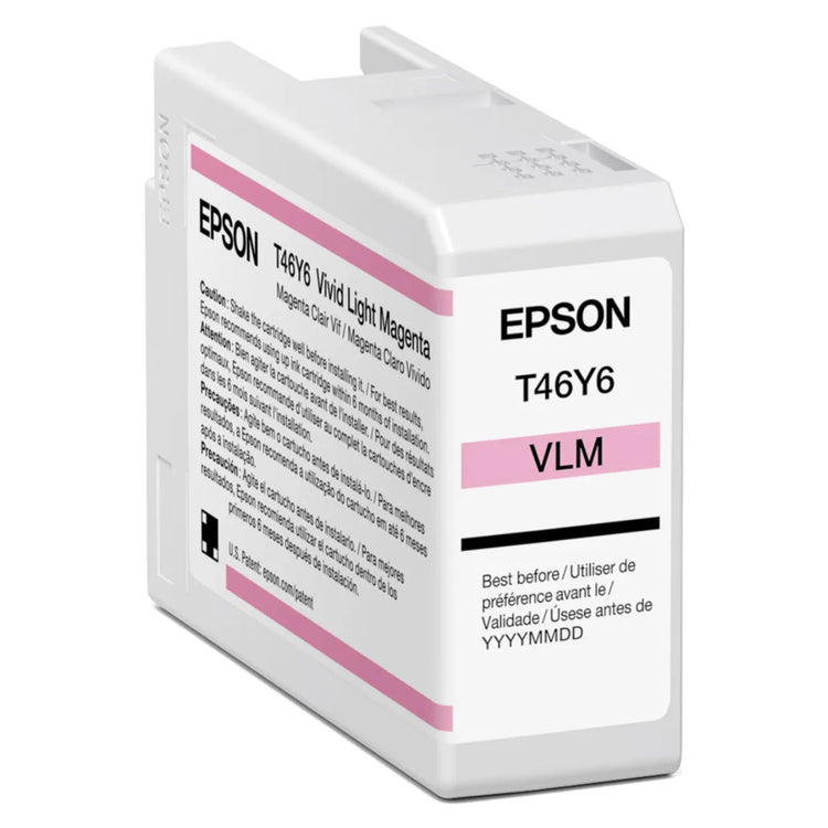 EPSON T46Y - 50ml (T46Y600) Ligth Magenta Original Inkjet Cartridge - Cartouches Certifiées