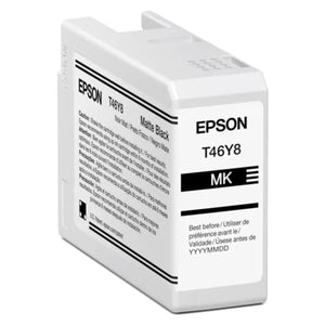 EPSON T46Y - 50ml (T46Y800) Matte Black Original Inkjet Cartridge - Cartouches Certifiées