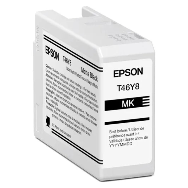 EPSON T46Y - 50ml (T46Y800) Matte Black Original Inkjet Cartridge - Cartouches Certifiées