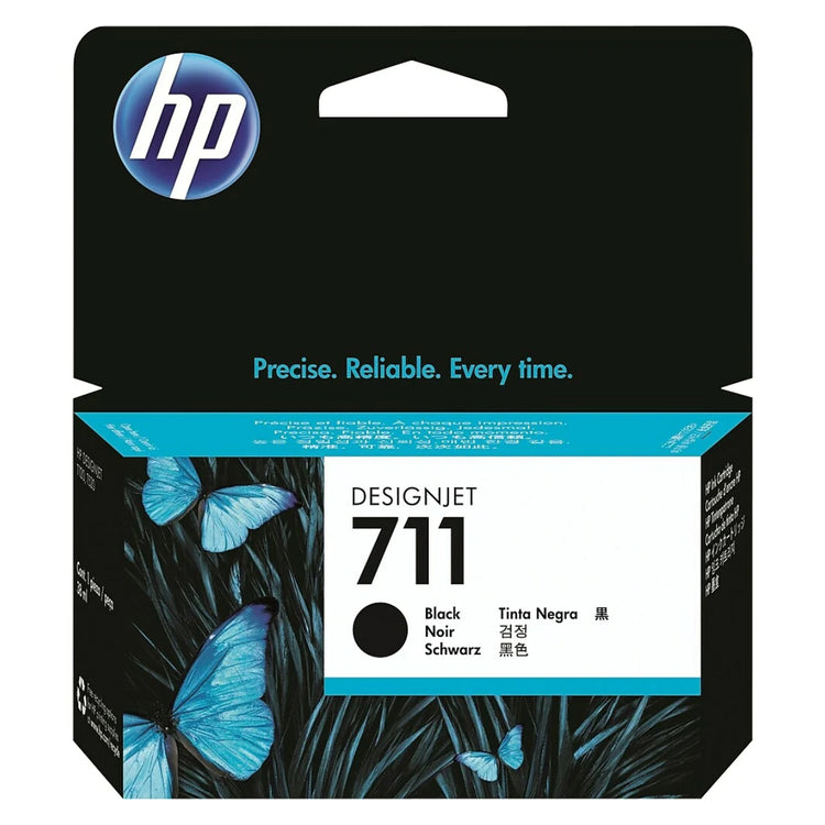 HP 711 - 38ML (CZ129A) Black Original Inkjet Cartridge - Cartouches Certifiées