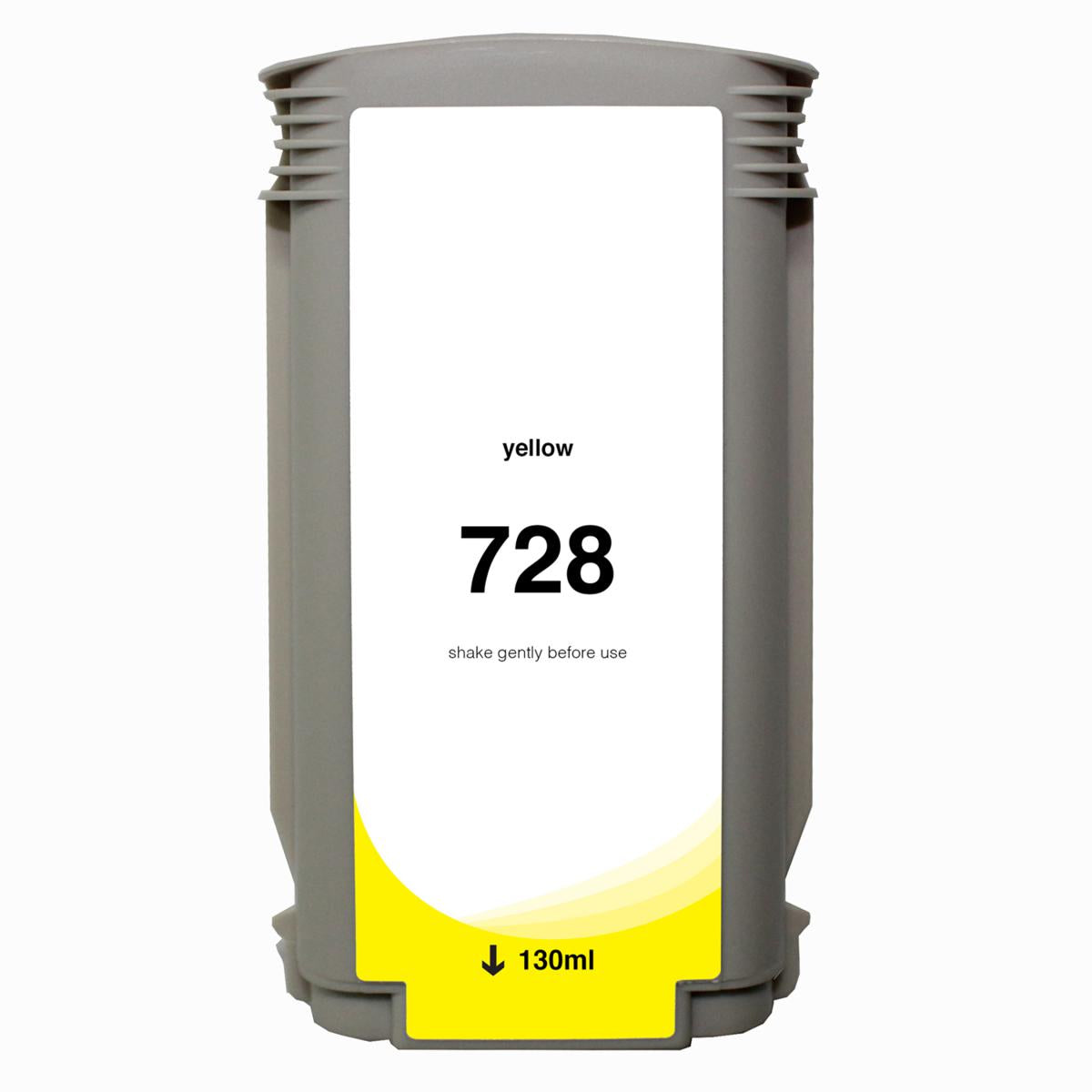 Refurbished HP 728 - 130 ml (F9J65A) Yellow Inkjet Cartridge - Cartouches Certifiées