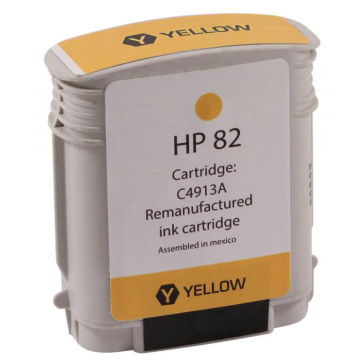 Refurbished HP 82 - 69ml (C4913A) Yellow Inkjet Cartridge - Cartouches Certifiées