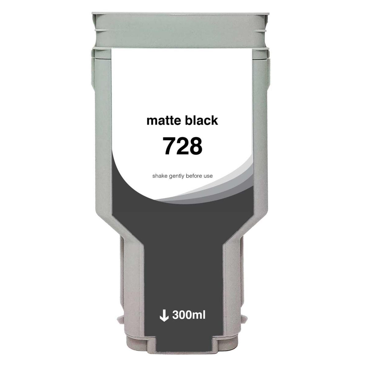 Refurbished HP 728 - 300ml (F9J68A) Matte Black Inkjet Cartridge - Cartouches Certifiées