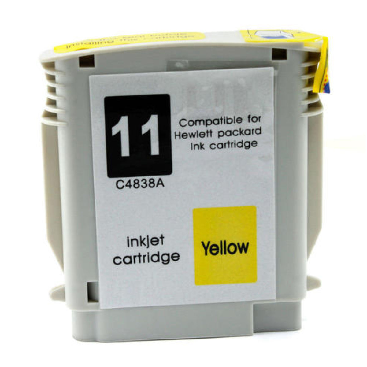 Refurbished HP 11 (C4838A) Yellow Inkjet Cartridge - Cartouches Certifiées