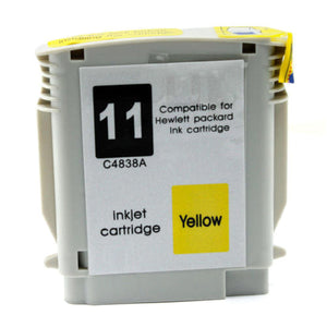 Refurbished HP 11 (C4838A) Yellow Inkjet Cartridge - Cartouches Certifiées