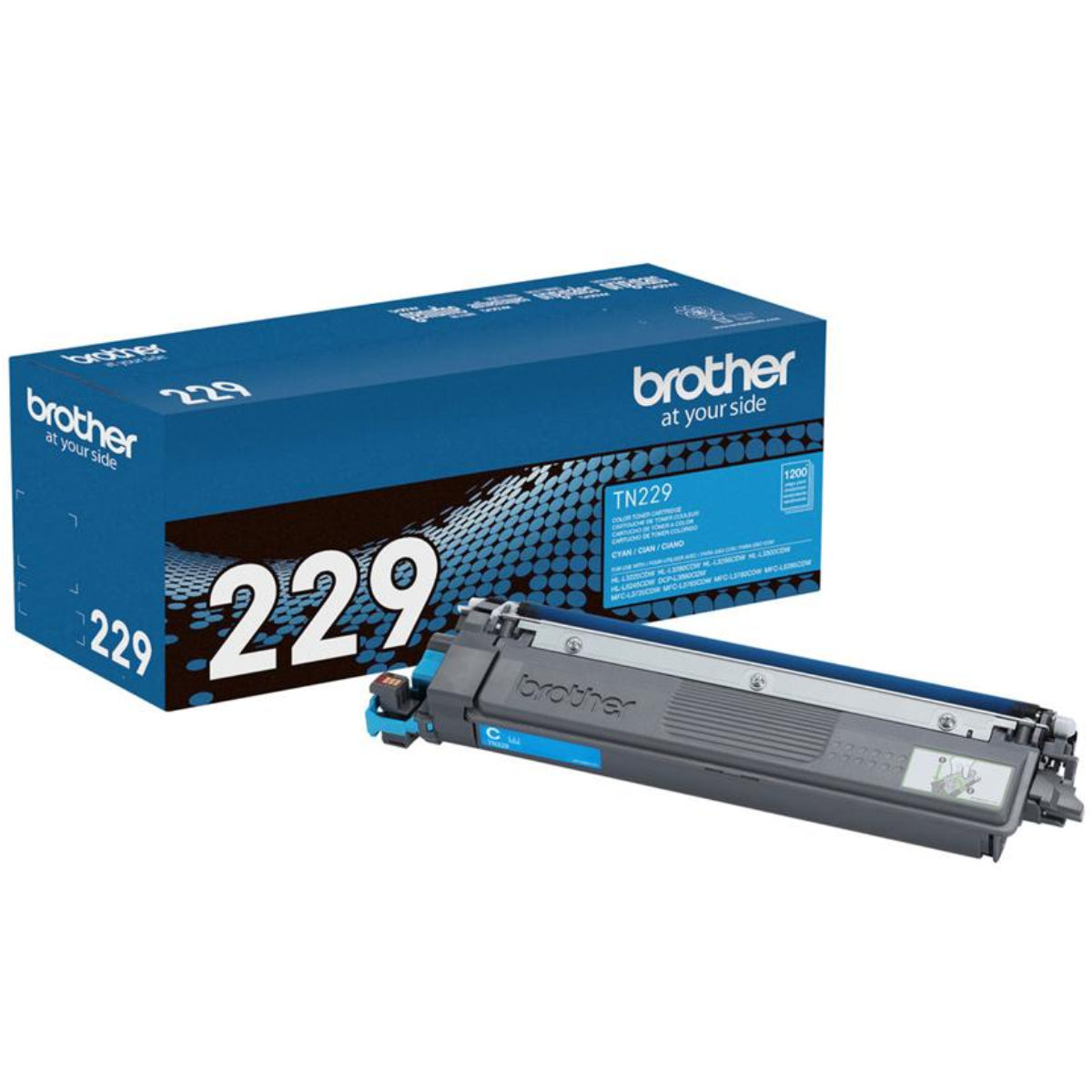 BROTHER TN229C Cyan Original Toner Cartridge - Cartouches Certifiées