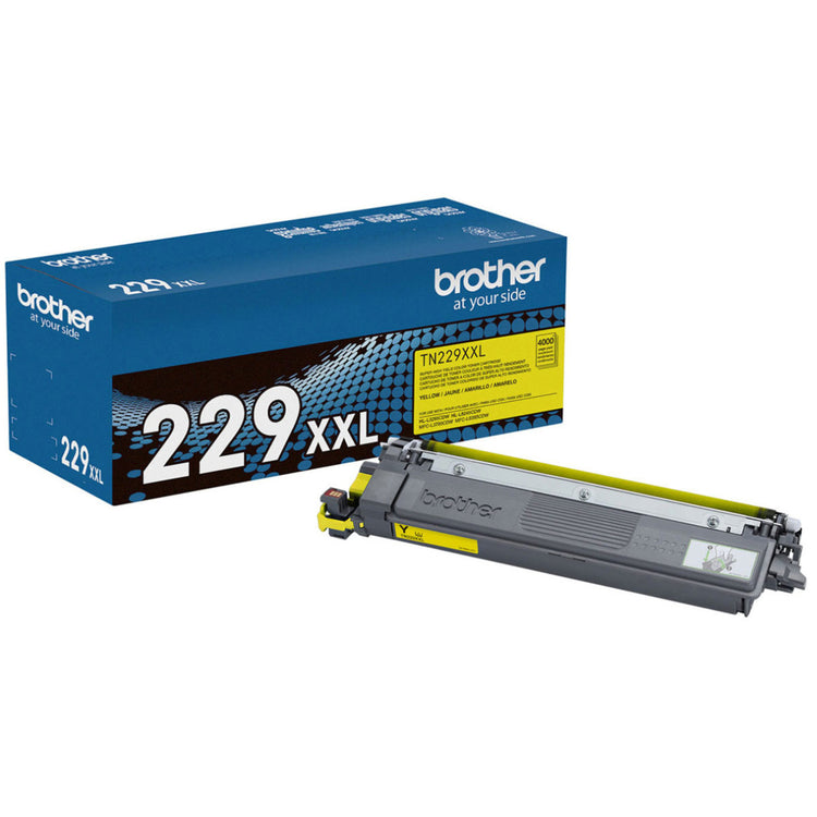 BROTHER TN229XXLY Yellow Original Toner Cartridge - Cartouches Certifiées