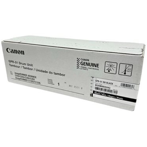 CANON GPR-51 (8520B003AA) Black Original Drum - Cartouches Certifiées