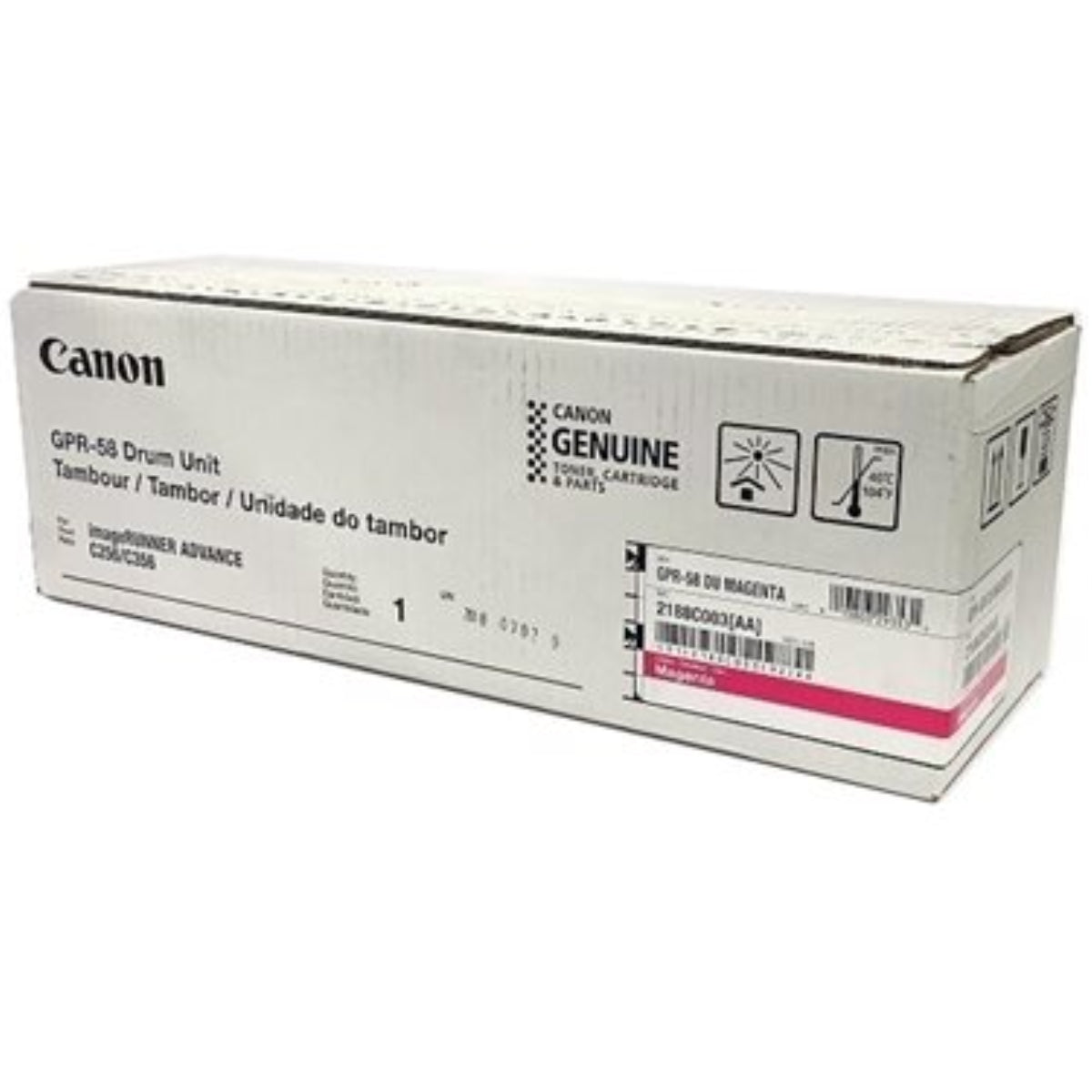 CANON GPR-58 (2188C003AA) Magenta Original Drum - Cartouches Certifiées
