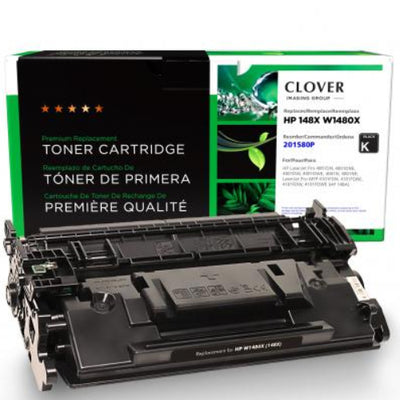 Refurbished HP 148X Black Toner Cartridge - Cartouches Certifiées
