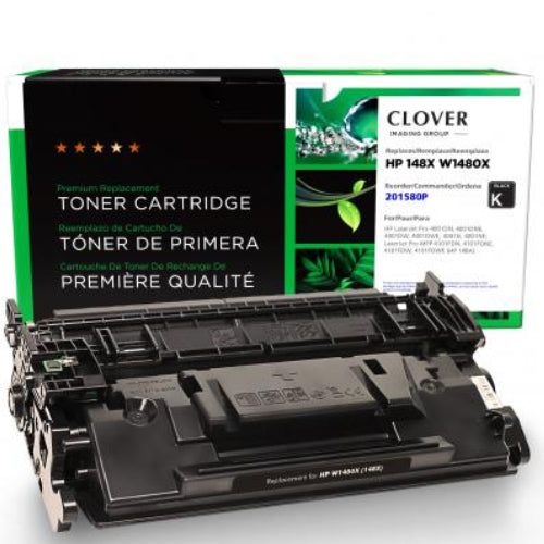 Refurbished HP 148X Black Toner Cartridge - Cartouches Certifiées