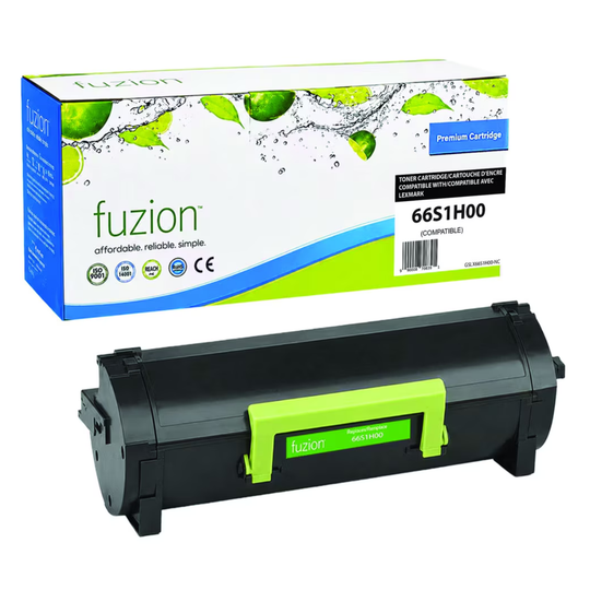 Compatible LEXMARK 66S1H00 (66S0HA0) Black Toner Cartridge Premium Quality