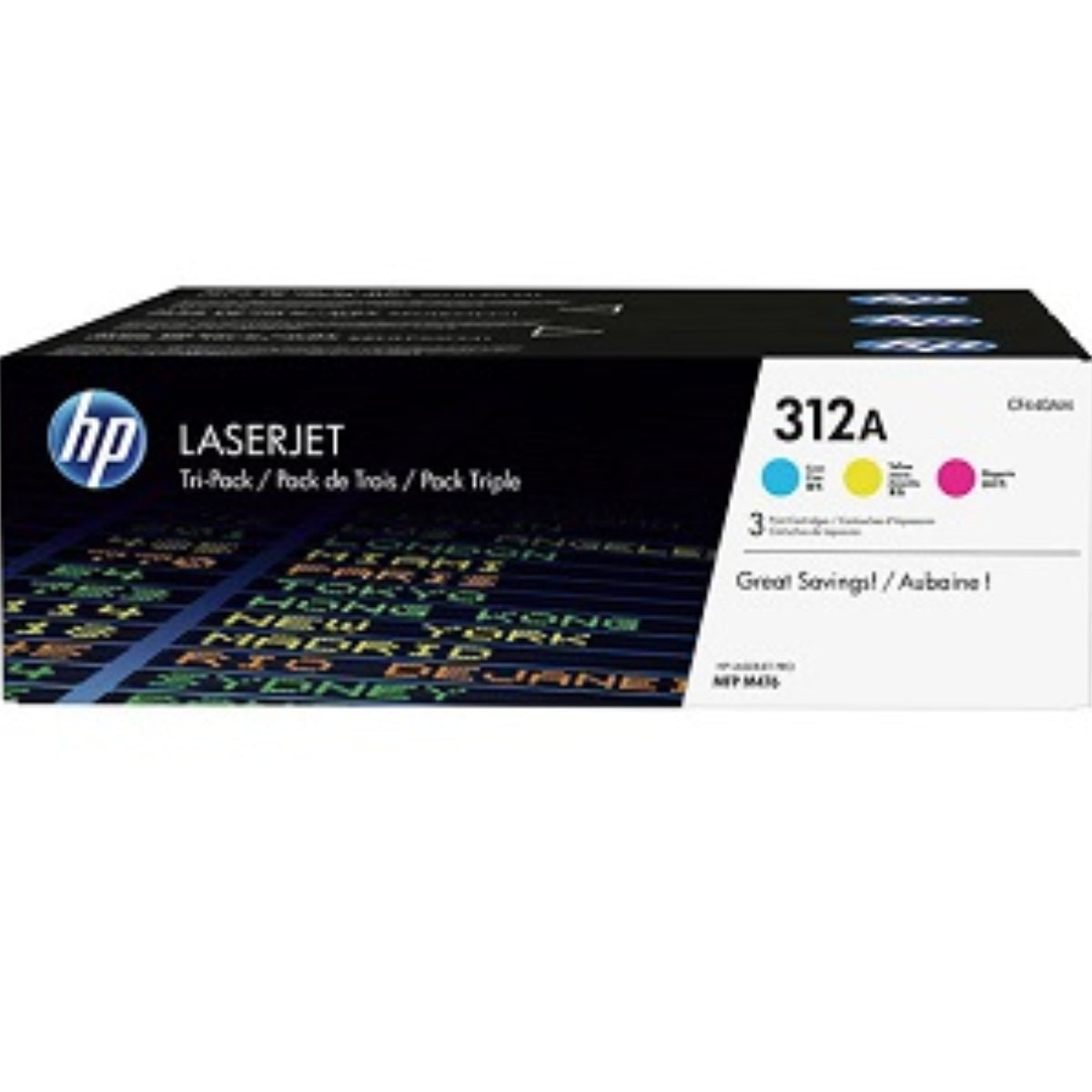 HP CF440AM (312A) Color Original Toner Cartridge - Cartouches Certifiées