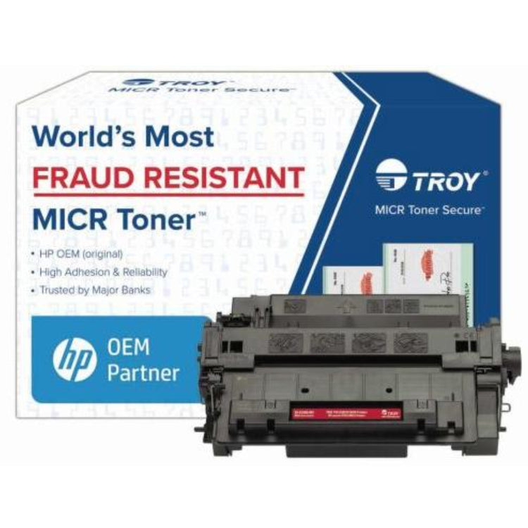 TROY HP CE255X MICR (55X,  02-81601-001) Black Original Secure Toner Cartridge - Cartouches Certifiées