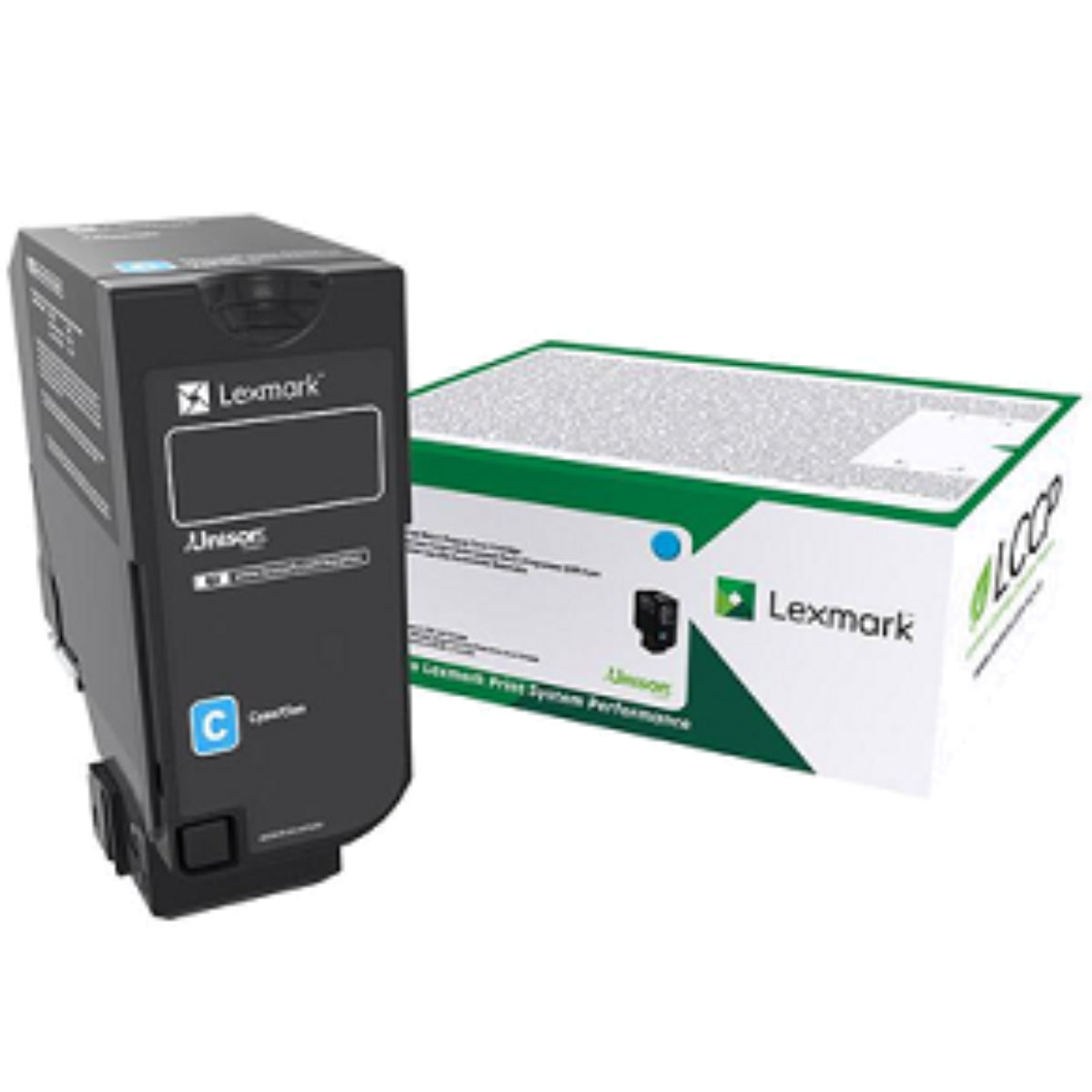 LEXMARK 74C1HC0 Cyan Original Toner Cartridge - Cartouches Certifiées