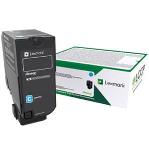 LEXMARK 74C1HC0 Cyan Original Toner Cartridge - Cartouches Certifiées