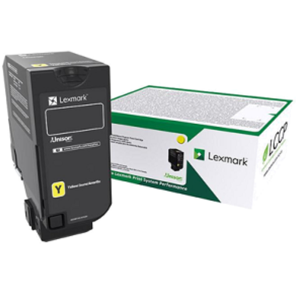 LEXMARK 74C1HY0 Yellow Original Toner Cartridge - Cartouches Certifiées