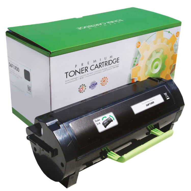 LEXMARK 56F1U00 Black Compliant Toner Cartridge - Cartouches Certifiées