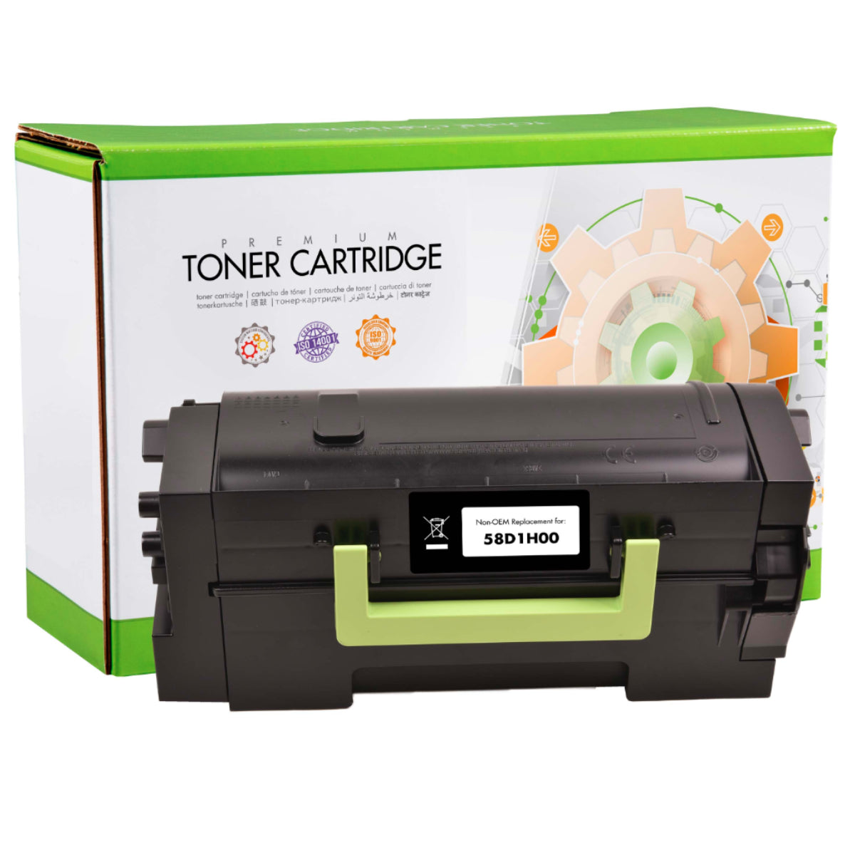 LEXMARK 58D1H00 Black Compliant Toner Cartridge - Cartouches Certifiées