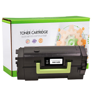 LEXMARK 58D1U00 Black Compliant Toner Cartridge - Cartouches Certifiées