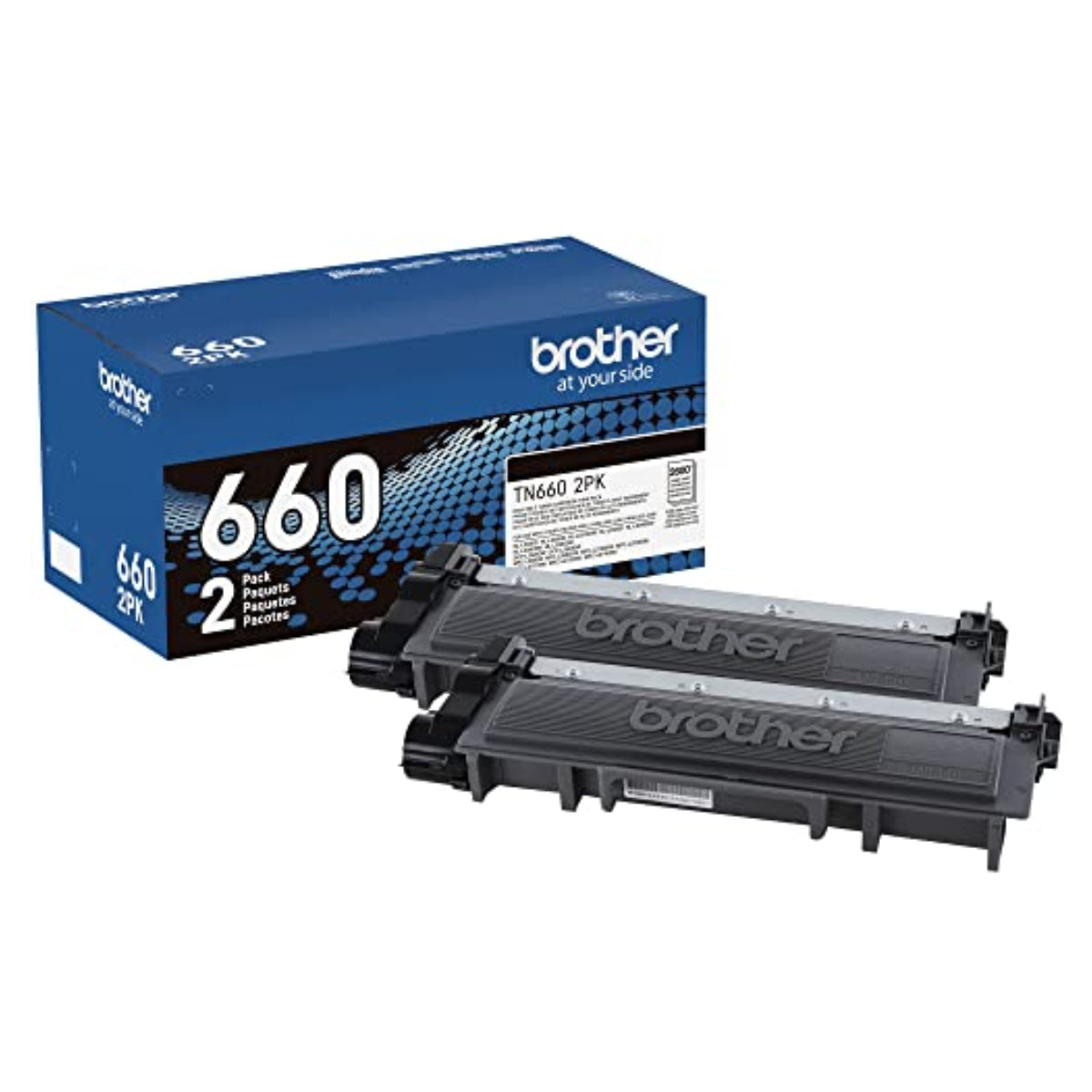 BROTHER TN-660 2PK Black Original Toner Cartridge - Cartouches Certifiées