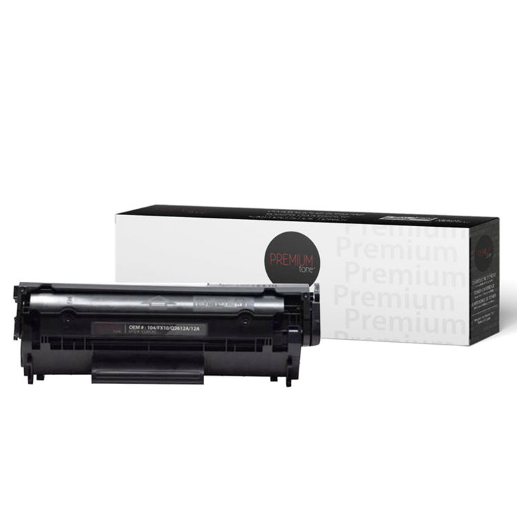 Compatible HP (12A) Set of 4 Black Toner Cartridge Premium Quality - Cartouches Certifiées
