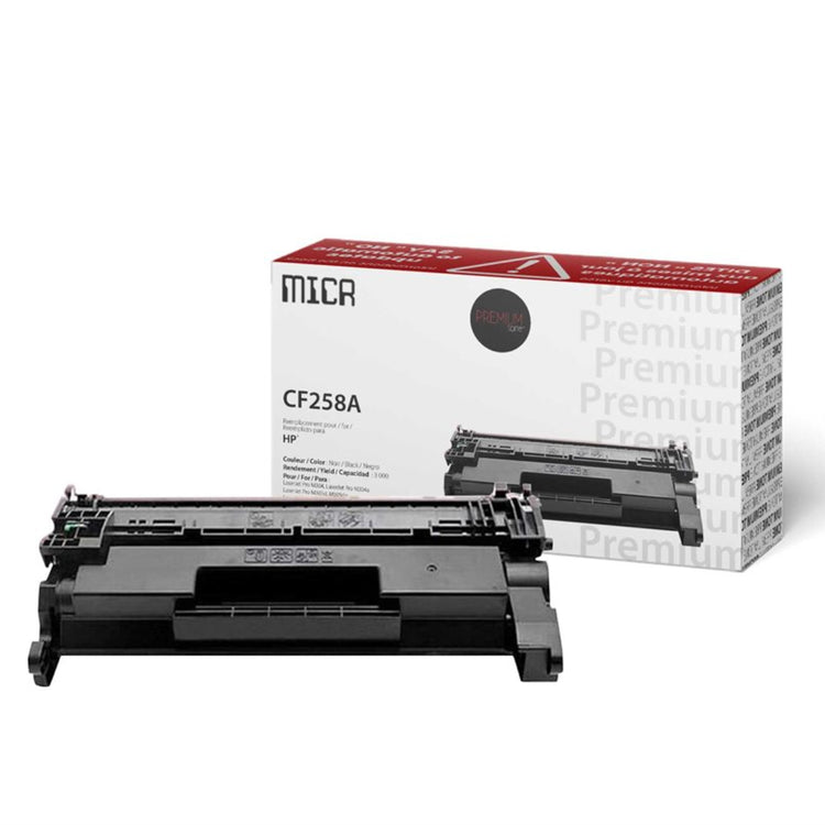 Compatible HP (58A) MICR Black Toner Cartridge Premium Quality - Cartouches Certifiées