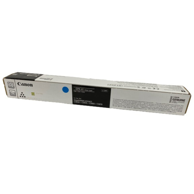 CANON GPR-61 (3764C003AA) Cyan Original Toner Cartridge - Cartouches Certifiées