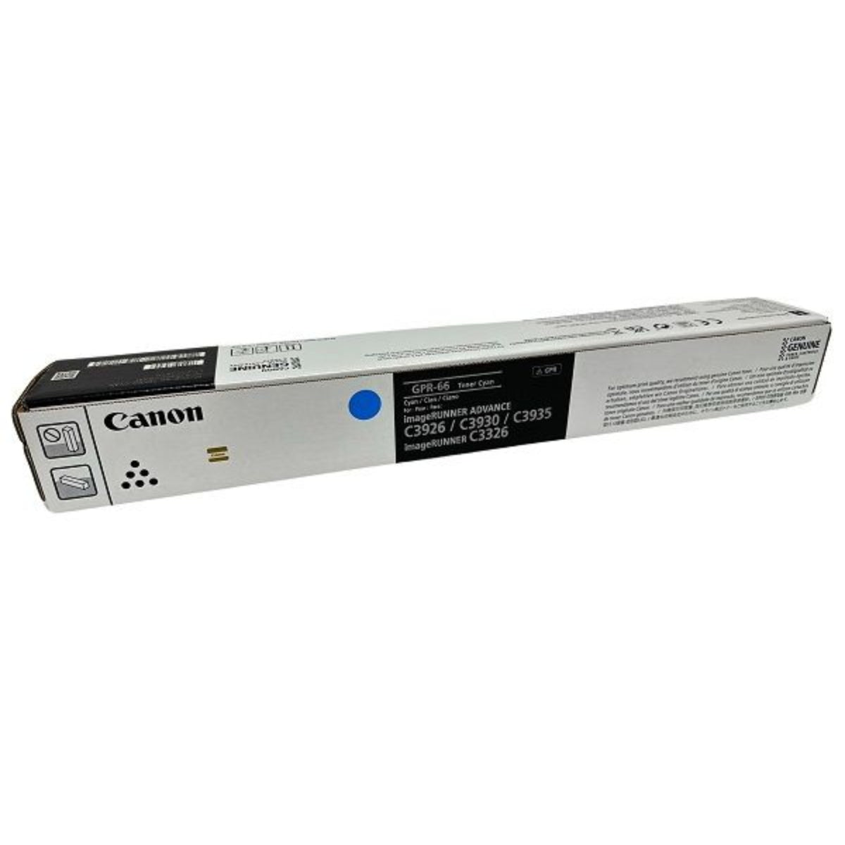 CANON GPR-66 (5754C003AA) Cyan Original Toner Cartridge - Cartouches Certifiées