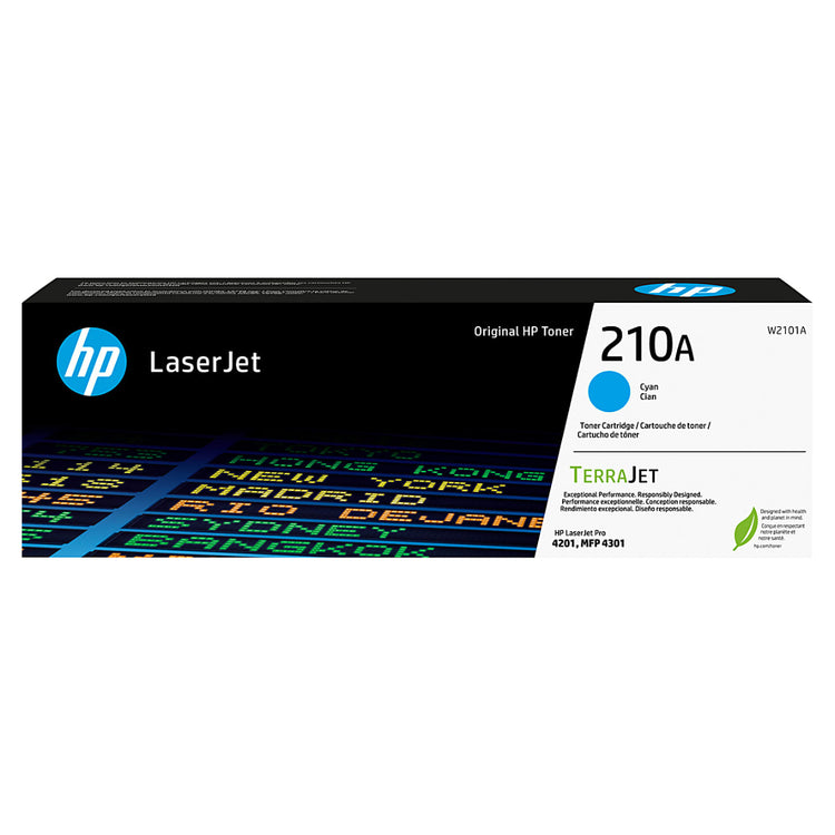 HP W2101A (210A) Cyan Original Toner Cartridge - Cartouches Certifiées