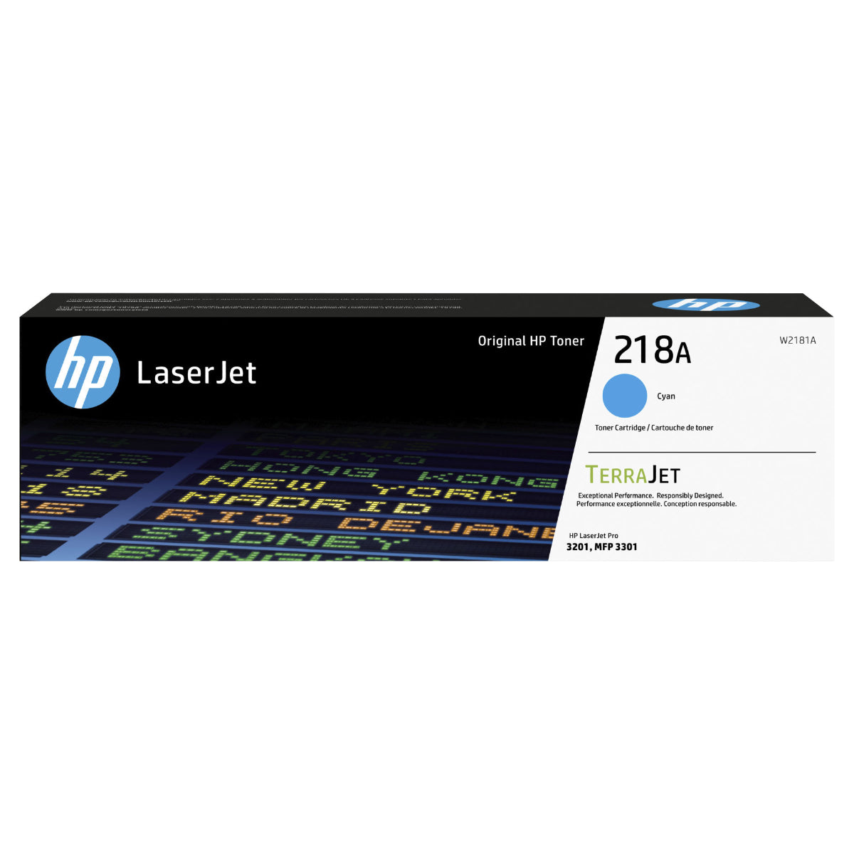 HP W2181A (218A) Cyan Original Toner Cartridge - Cartouches Certifiées