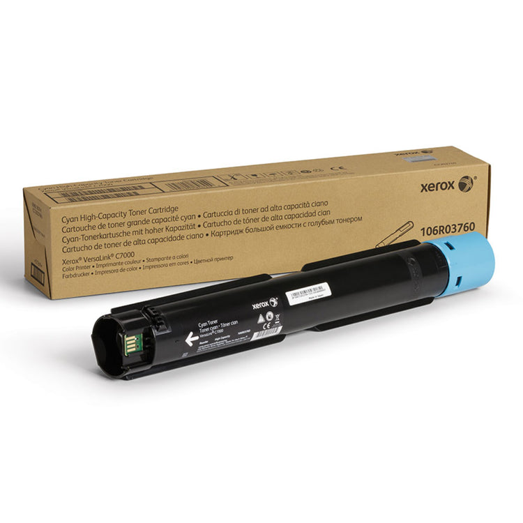XEROX 106R03760 Cyan Original Toner Cartridge - Cartouches Certifiées