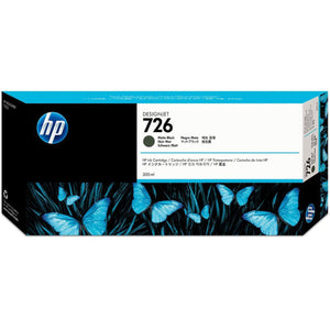 HP 726 - 300ml (CH575A) Matte Black Original Inkjet Cartridge - Cartouches Certifiées