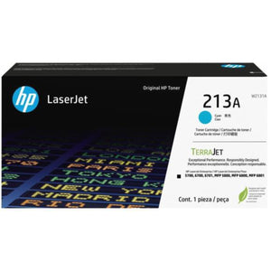 HP W2131A (213A) Cyan Original Toner Cartridge - Cartouches Certifiées