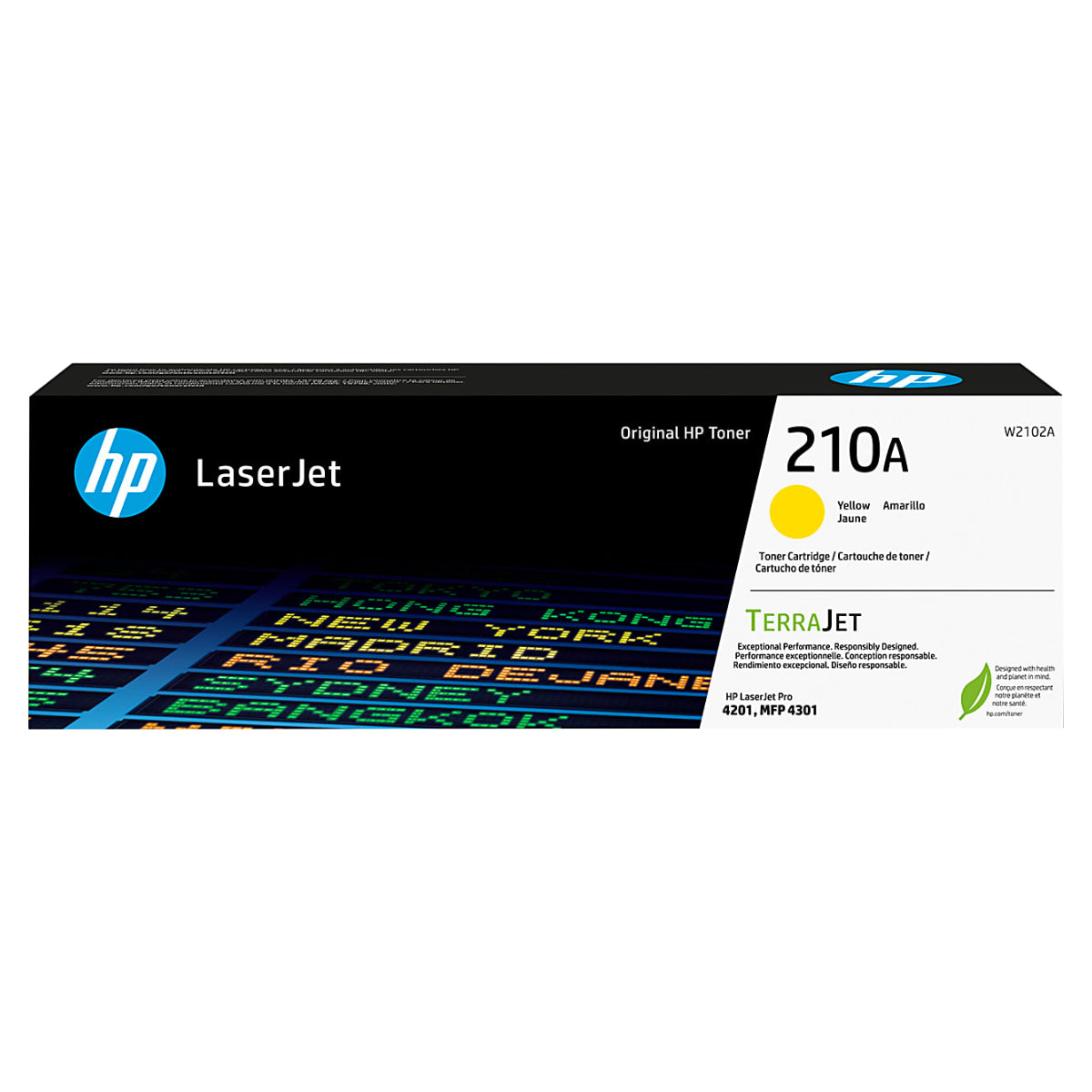 HP W2102A (210A) Yellow Original Toner Cartridge - Cartouches Certifiées