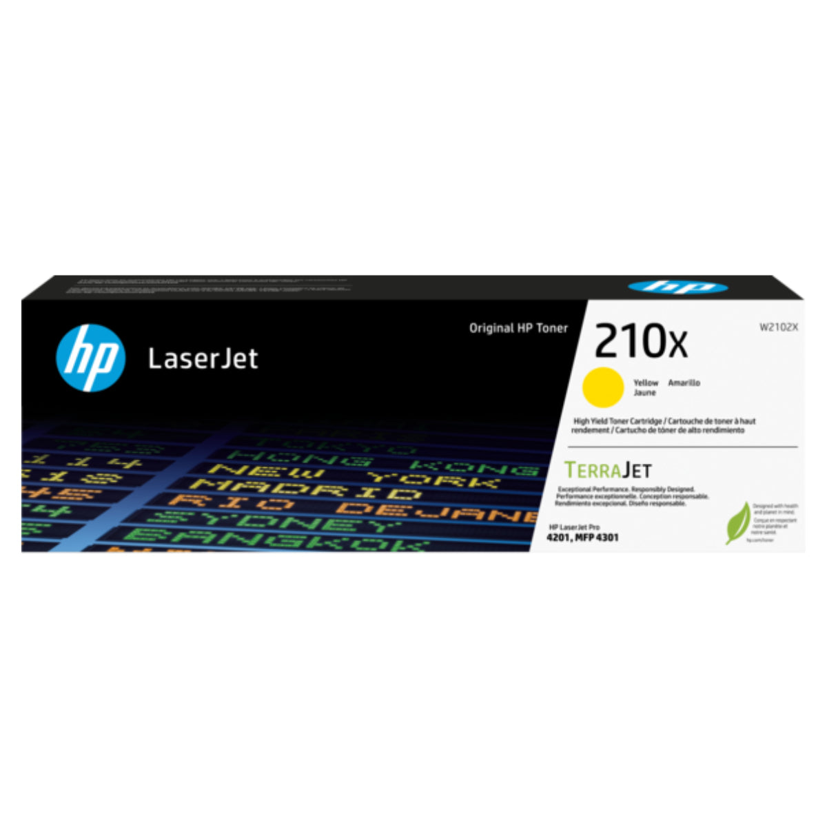 HP W2102X (210X) Yellow Original Toner Cartridge - Cartouches Certifiées