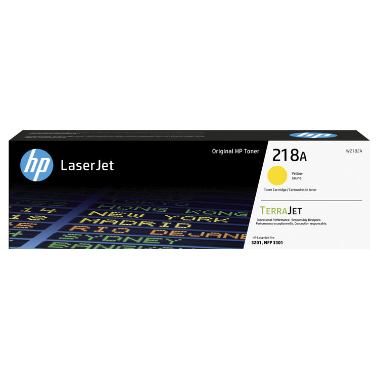 HP W2182A (218A) Yellow Original Toner Cartridge - Cartouches Certifiées