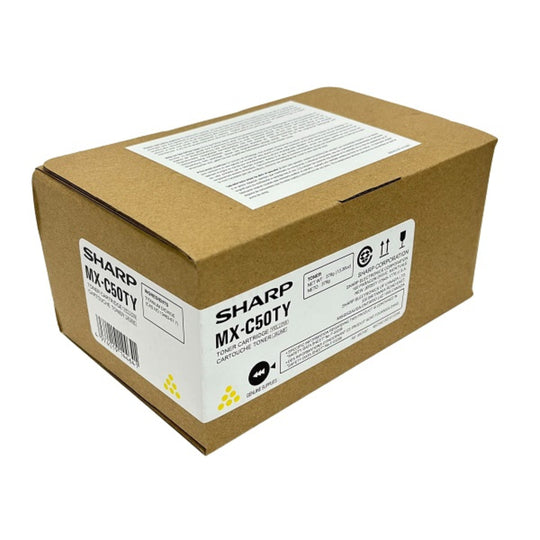 SHARP MXC50TY Yellow Original Toner Cartridge