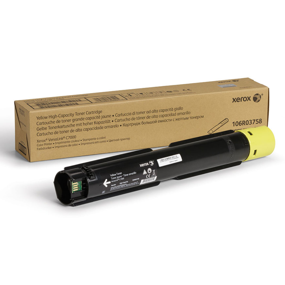 XEROX 106R03758 Yellow Original Toner Cartridge - Cartouches Certifiées